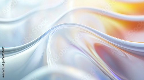 Wallpaper Mural Abstract glass shape on a light background, 3d render, texture of liquid red violet glass on a black background, Torontodigital.ca