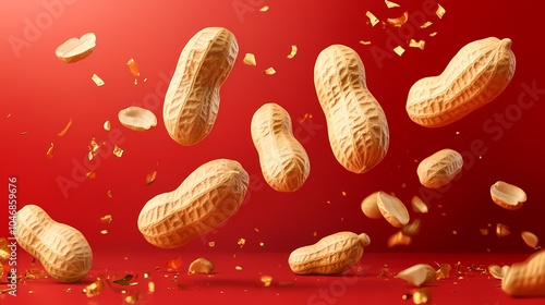 Wallpaper Mural Traditional Chinese New Year Peanuts poster background Torontodigital.ca