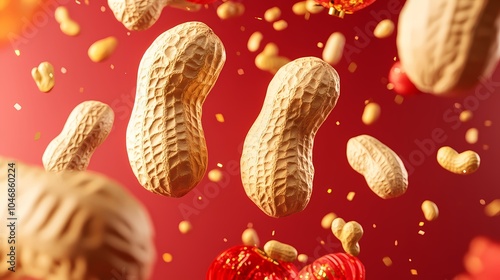 Wallpaper Mural Traditional Chinese New Year Peanuts poster background Torontodigital.ca