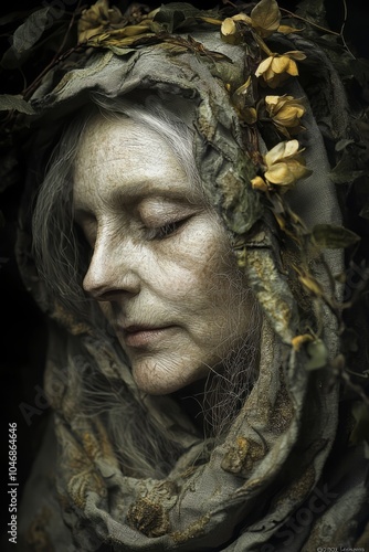 Ancient Celtic mythological goddess Cailleach.
