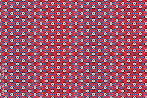 full frame patterned photo in various colors and shapes