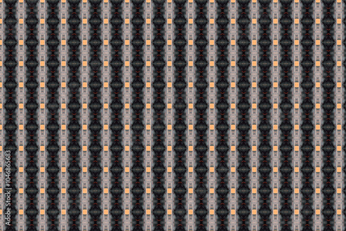 full frame patterned photo in various colors and shapes