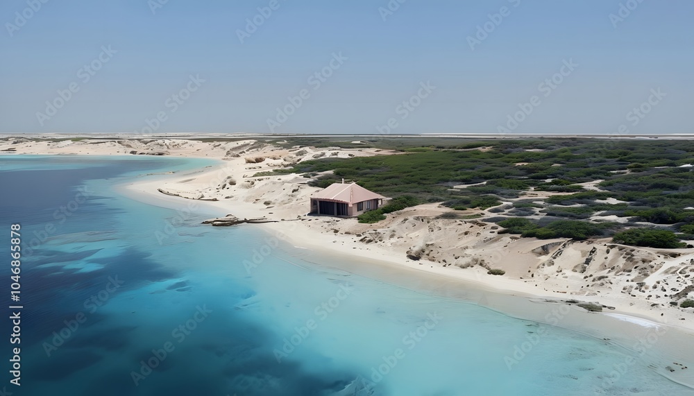 Obraz premium Scenic View of Hawar Islands 