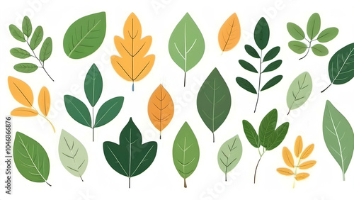 background with leaves pattern