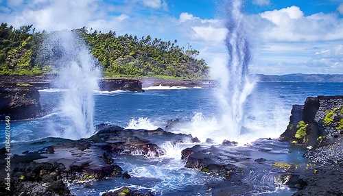 The Stunning Landscape of the Alofaaga Blowholes