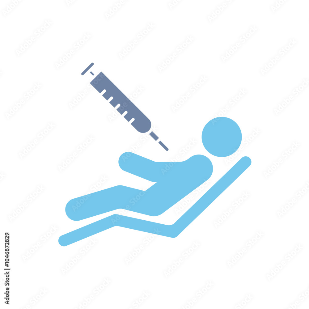 injection concept line icon. Simple element illustration. injection concept outline symbol design. injection concept line icon. Simple element illustration. injection concept outline symbol design.
