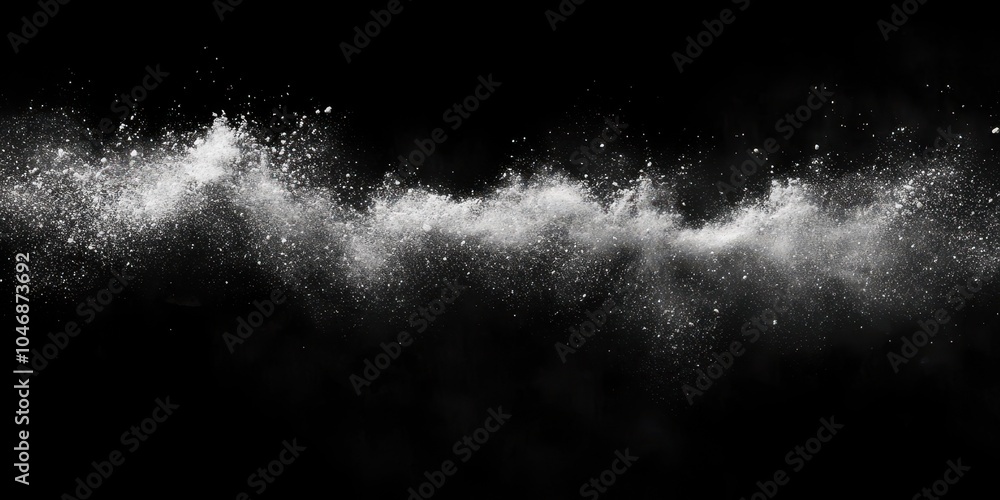 Abstract Dust and Smoke in Dark Background Abstract Dust and Smoke in Dark Background