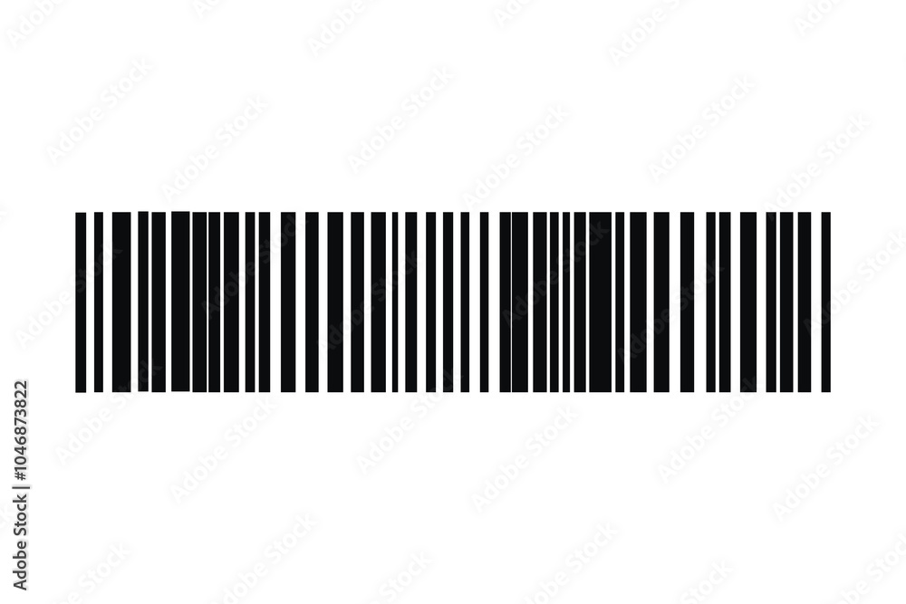 Barcode isolated on white background. Code stripes sticker. Barcode labels, customers qr code Barcode isolated on white background. Code stripes sticker. Barcode labels, customers qr code