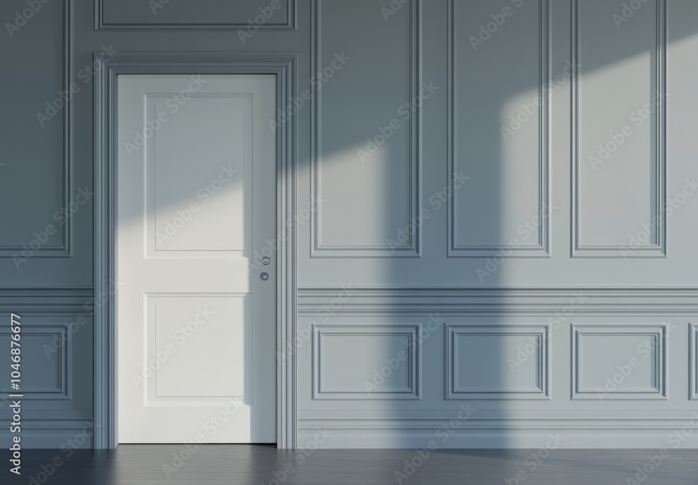 Grey Wall Doorway. Grey Wall Doorway.