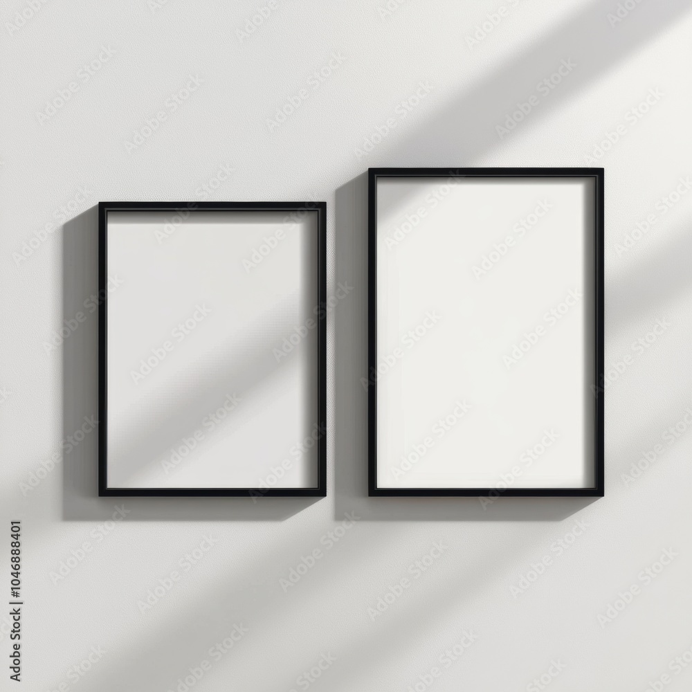 Two Black Frames. Two Black Frames.