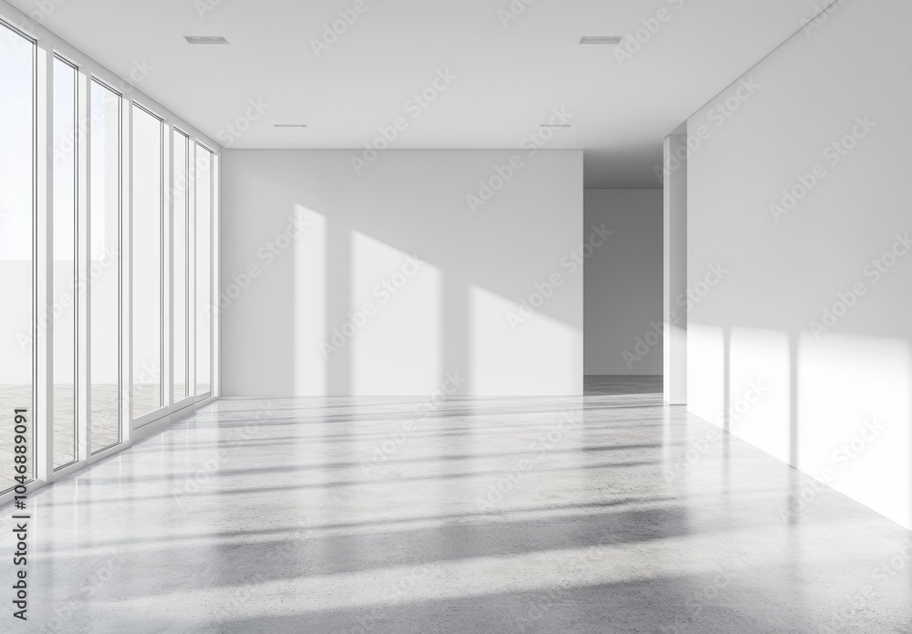 Fototapeta premium Empty Room Sunlight.