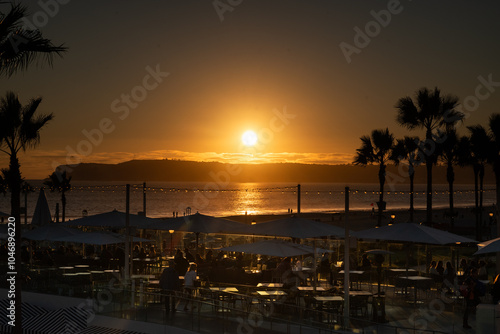 Wallpaper Mural Atardecer en la playa Torontodigital.ca