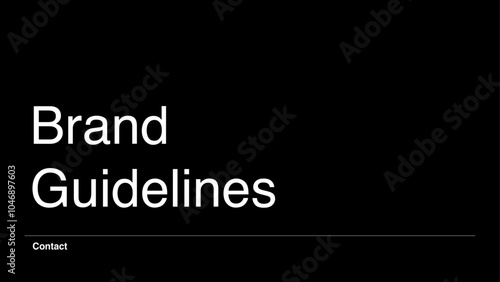Easy to use Brand Guidelines template