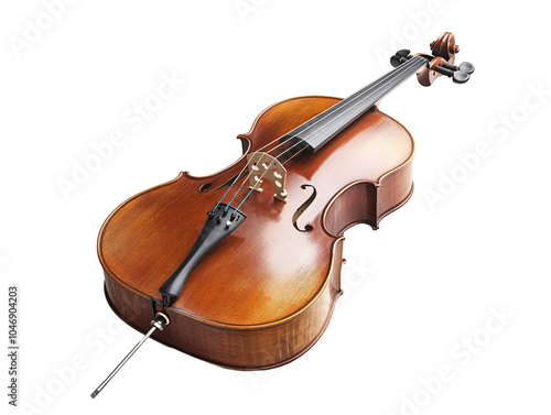 a close up of a violin photo