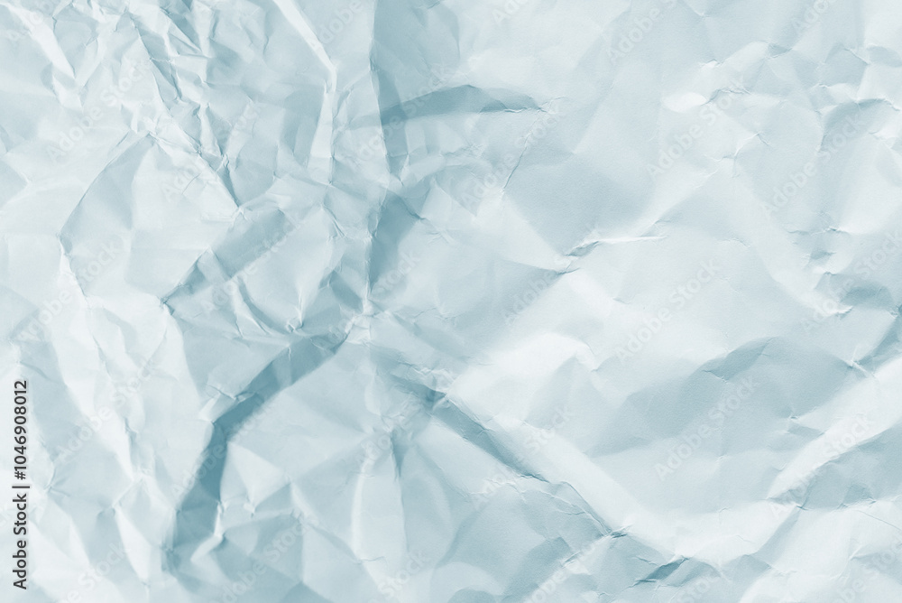 Obraz premium Crumpled white paper background.