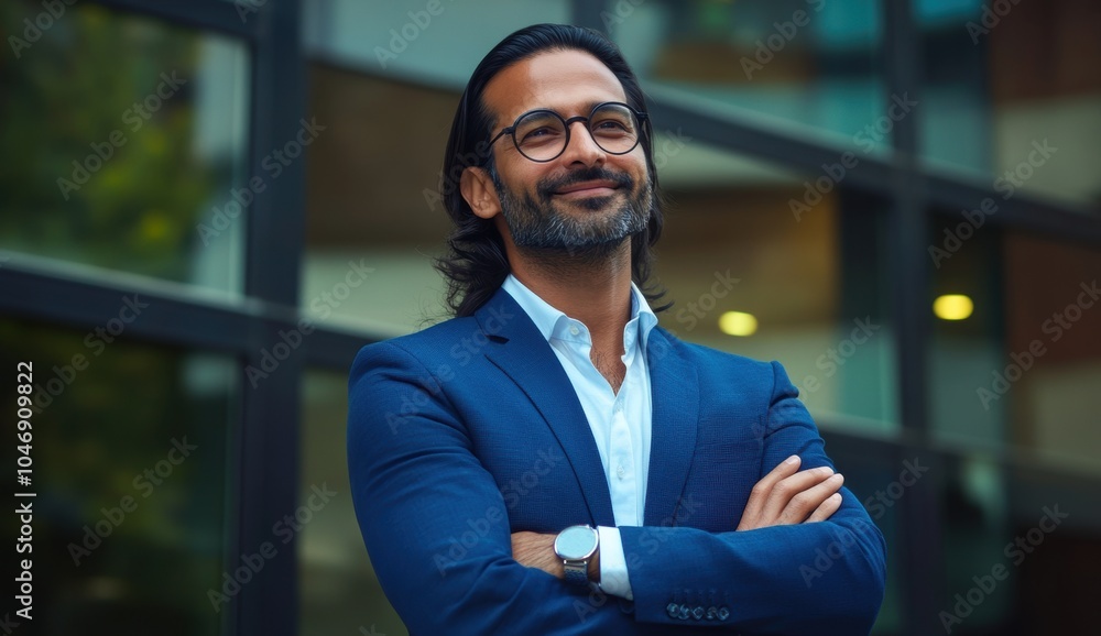 Confident Businessman. Confident Businessman.