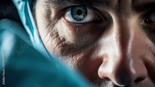 Wallpaper Mural Close-up view of a determined doctor Torontodigital.ca