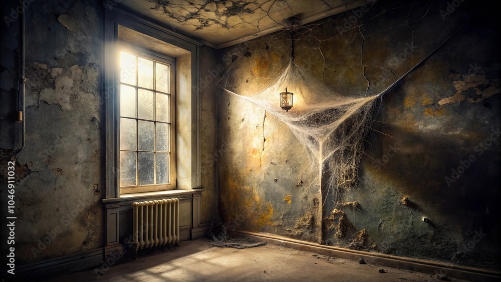 Dust Motes Dance in the Golden Light of a Forgotten Room, a Cobweb-Draped Lantern Hanging in the Shadows Dust Motes Dance in the Golden Light of a Forgotten Room, a Cobweb-Draped Lantern Hanging in the Shadows