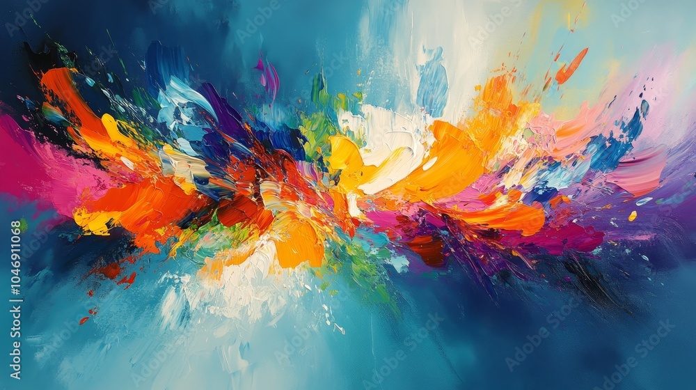 Vibrant splash of color on a pristine white canvas, capturing the moment of bold inspiration and creative freedom. color splash, abstract expression Vibrant splash of color on a pristine white canvas, capturing the moment of bold inspiration and creative freedom. color splash, abstract expression