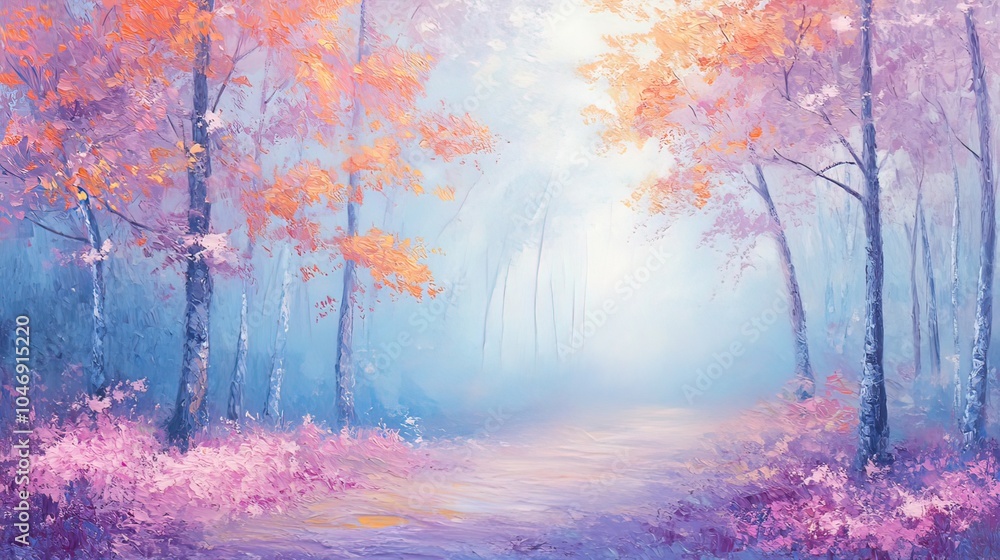 Fototapeta premium Enchanted Forest Path