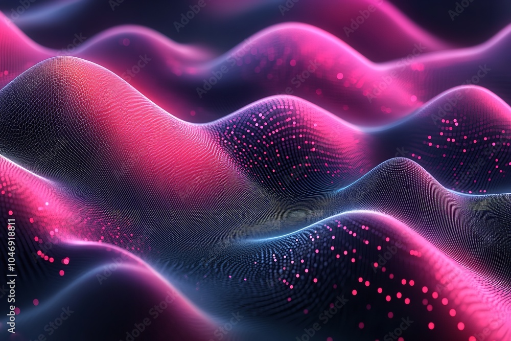 Fototapeta premium High-tech background featuring a dynamic representation of geospatial data.