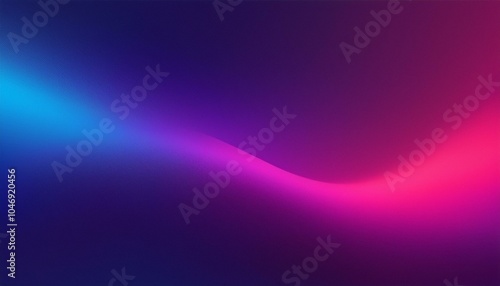 Dark purple pink blue color gradient background blurred neon color flow, grainy texture effect, futuristic banner design