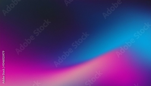 Dark purple pink blue color gradient background blurred neon color flow, grainy texture effect, futuristic banner design
