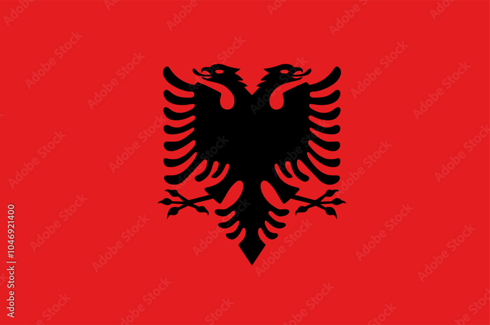Obraz premium flag of albania