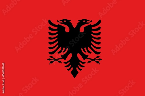 flag of albania