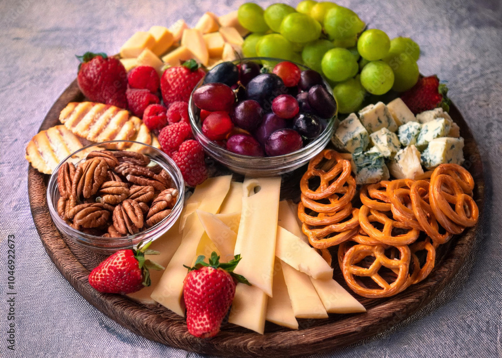 snack tray with fruits and cheese snack tray with fruits and cheese
