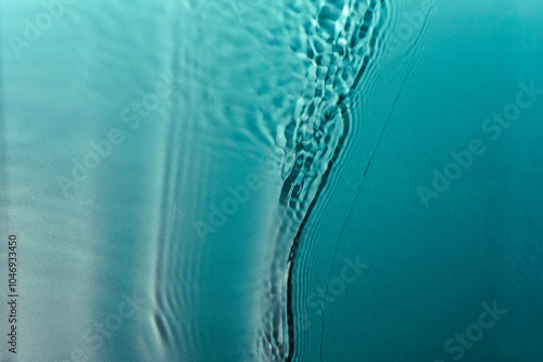 rippled water blue color