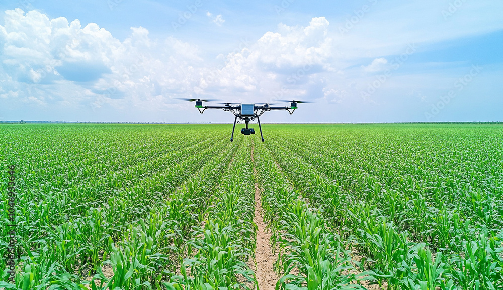 Thermal imaging drone mapping a large field of sugarcane, identifying regions with poor growth due to water stress and nutrient deficiencies
Thermal imaging drone mapping a large field of sugarcane, identifying regions with poor growth due to water stress and nutrient deficiencies