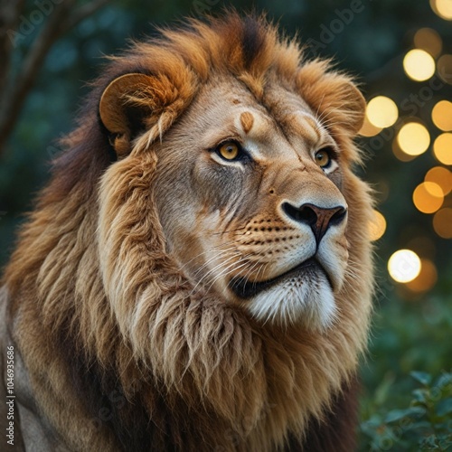 portrait of a lion