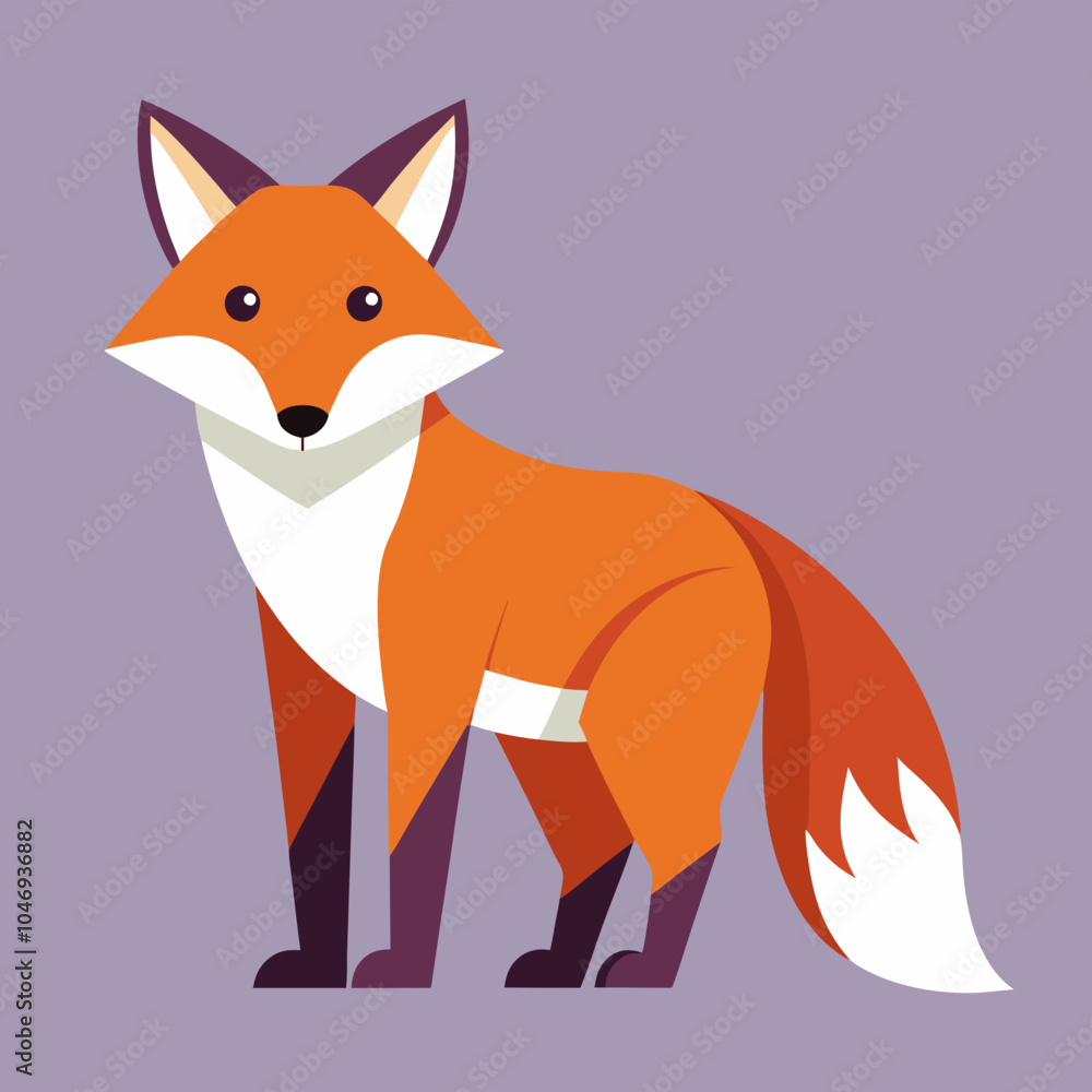 fox cartoon isolated on white fox cartoon isolated on white