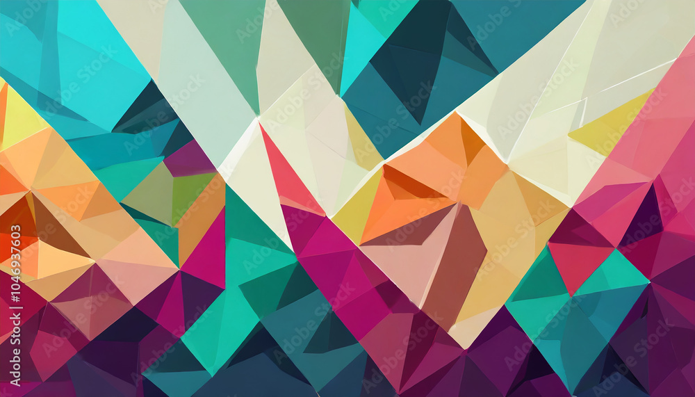 Obraz premium Abstract background with triangles