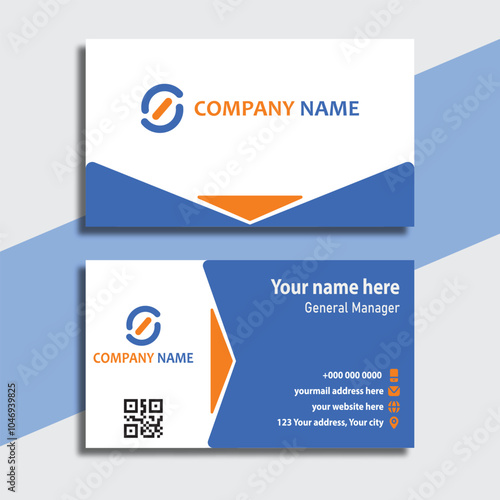 Modern Minimalist Business Card Design for Professional Branding.