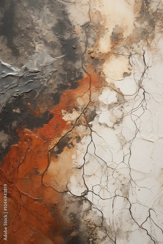 Fototapeta premium Abstract colorful oil painting