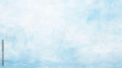 blue sky with clouds. Light sky blue shades watercolor background, Brushed Painted Abstract Background. Brush stroked painting. Strokes of paint.