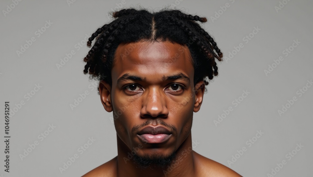 Image captures the natural hair and authentic hairstyle of an African-American Muay Thai athlete embodying strength grit and genuine essence Image captures the natural hair and authentic hairstyle of an African-American Muay Thai athlete embodying strength grit and genuine essence