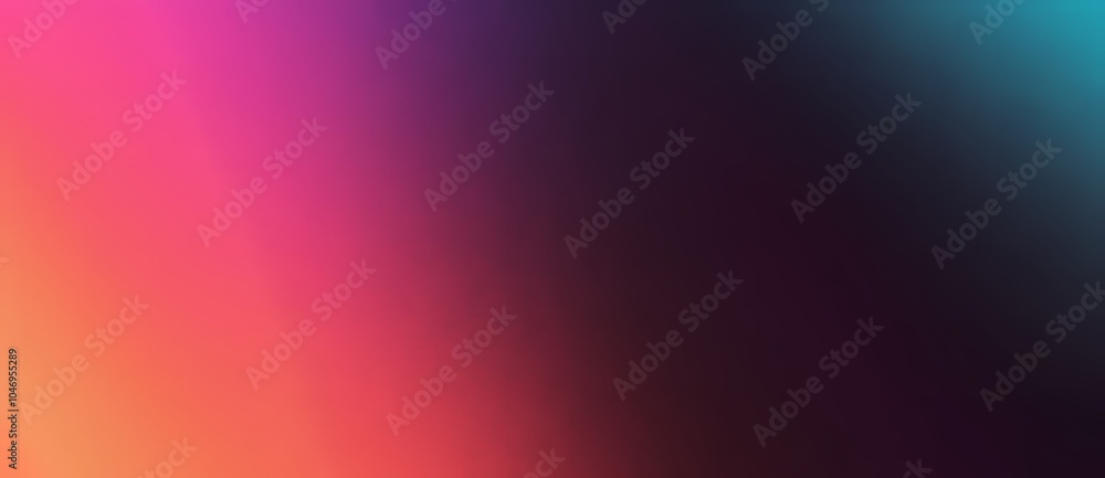 Obraz premium Color gradient, grainy background, blue orange grainy banner poster
