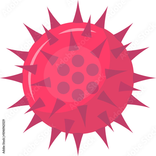 Omicron b.1.1.529 variant of covid 19 virus causing pandemic, originating from south africa and spreading globally, posing threat to public health, featuring spiky surface proteins