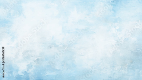 blue sky with clouds. Light sky blue shades watercolor background, Hand painted abstract soft sky blue watercolor sky and clouds.