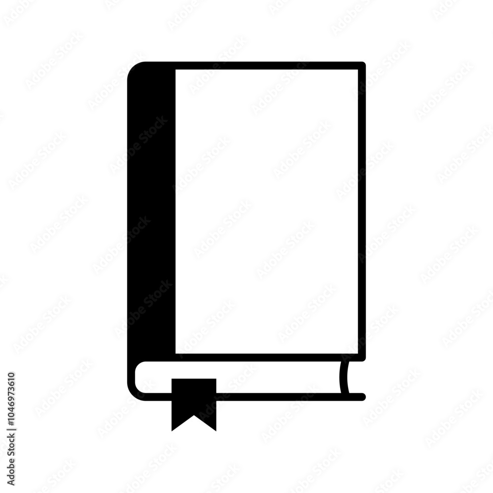 Book icon. Notebook on white background. Book icon. Notebook on white background.