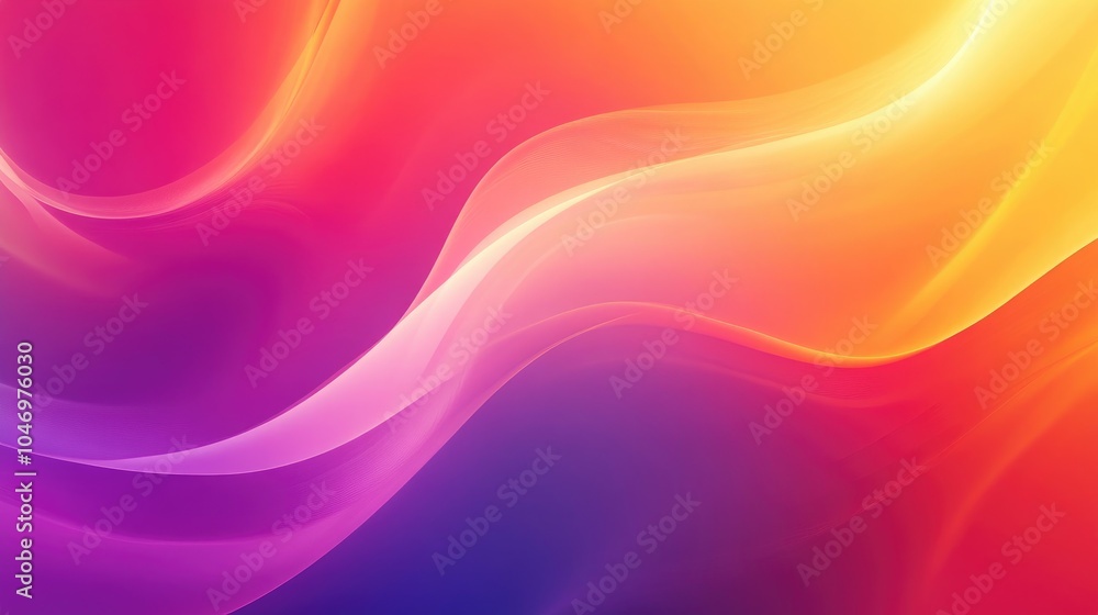Obraz premium Abstract Colorful Wave Pattern Background