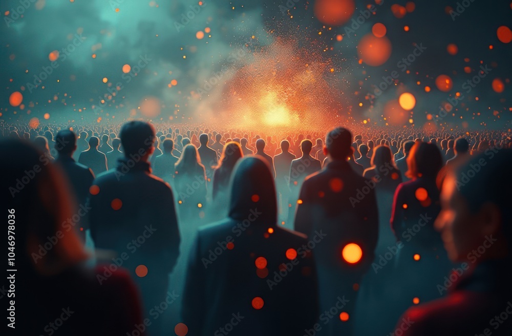 Global social network connection concept. Global social network connection concept.