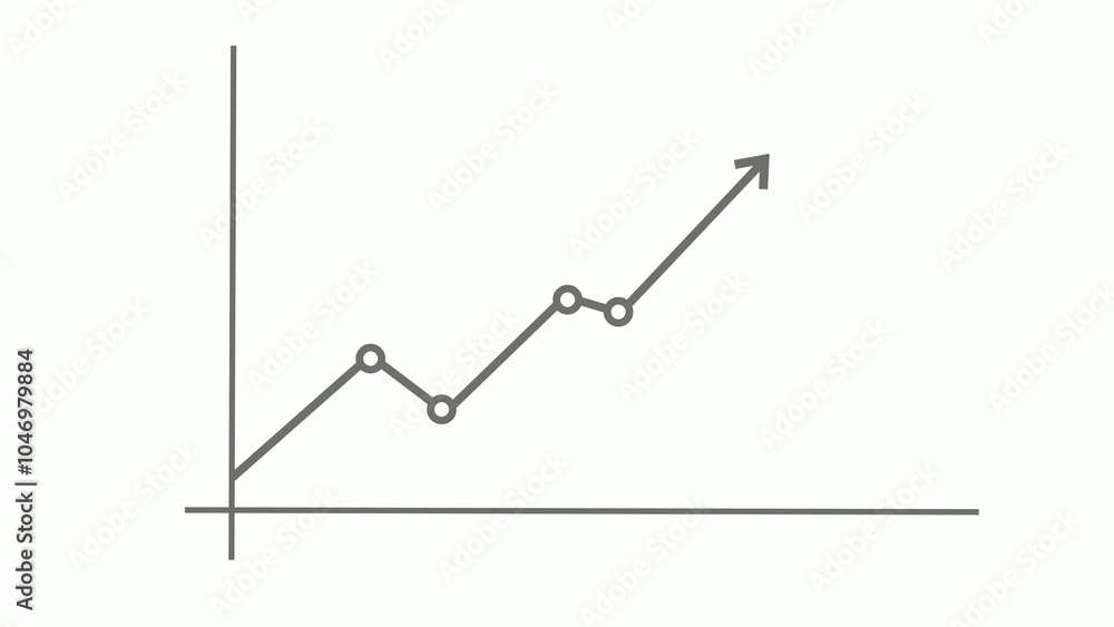 Business graph chart report bar, Positive success business chart Business graph chart report bar, Positive success business chart