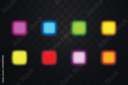 Set of lights and sparks glitter glowing effect. Isolated on transparent background. Bright gold flashes and glares. Vector illustration