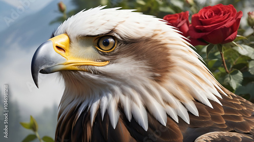 golden eagle portrait