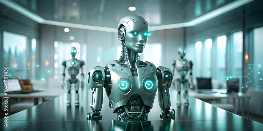 Glossy Background IT Team Implementing Robotic Process Automation RPA Digital Transformation Copy Space Concept Automation Role Enhancing Digital Interfaces Photo Stock, Emphasizing Innovation Glossy Background IT Team Implementing Robotic Process Automation RPA Digital Transformation Copy Space Concept Automation Role Enhancing Digital Interfaces Photo Stock, Emphasizing Innovation