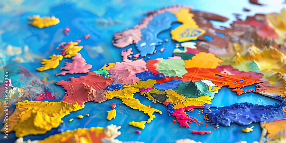 Map of the world. Specifics and Shades: Painting Europe with Data Map of the world. Specifics and Shades: Painting Europe with Data